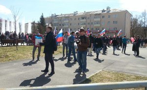 В Дербышках начинается митинг активистов Навального