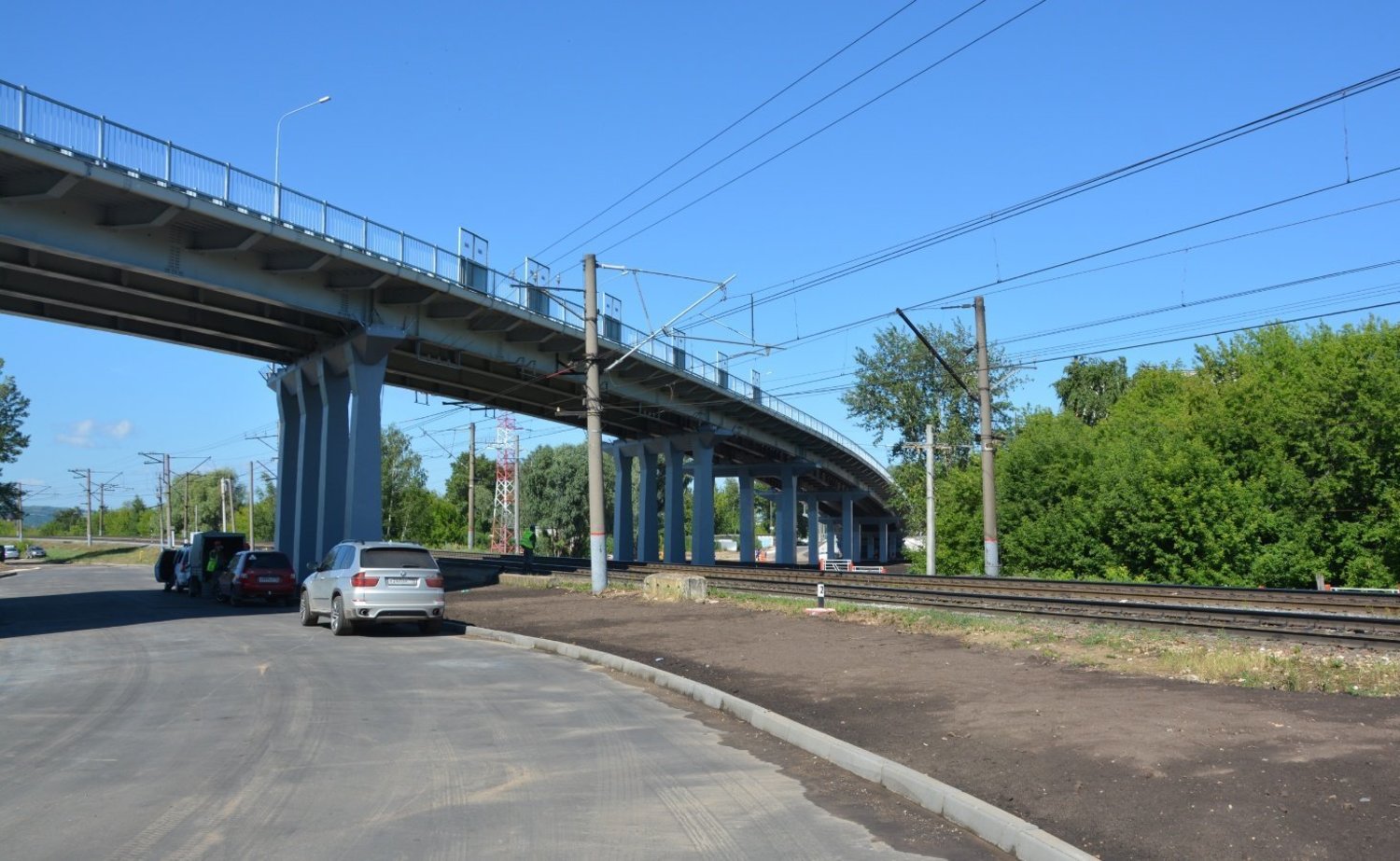 Когда откроют мост в зеленодольске через железную дорогу построили